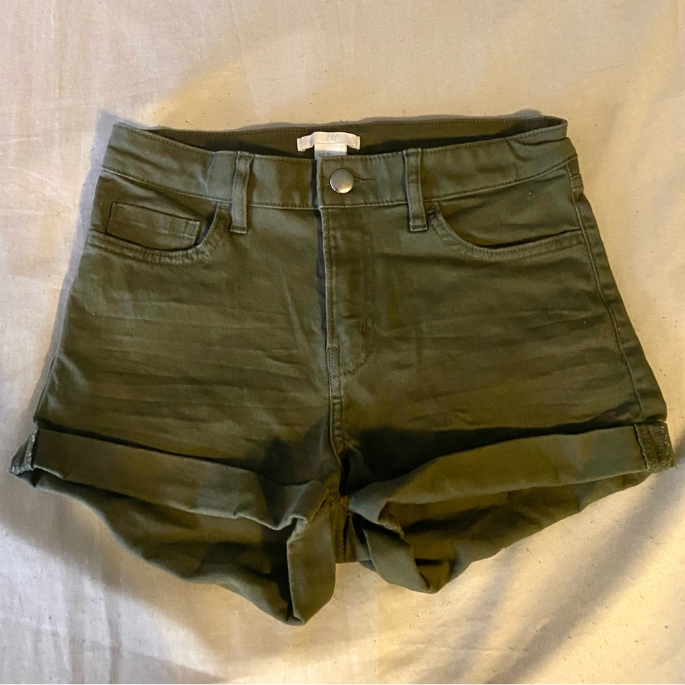 Green Shorts (H&M New W/O Tags)